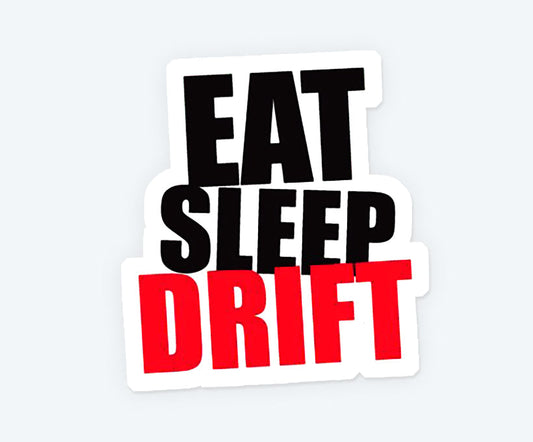 Eat Sleep Drift Magnetic Sticker