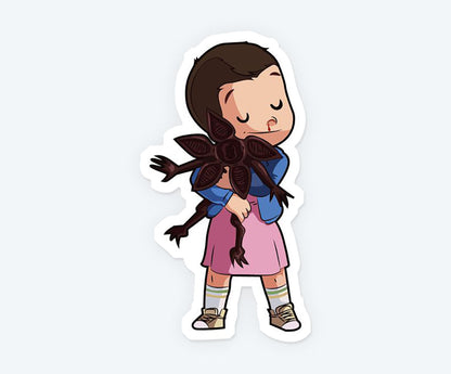 Eleven Hugs Dart Magnetic Sticker