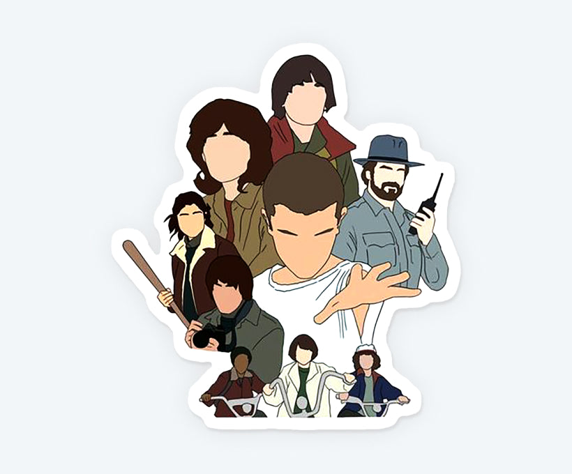 Eleven & The Gang Magnetic Sticker