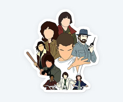 Eleven & The Gang Magnetic Sticker
