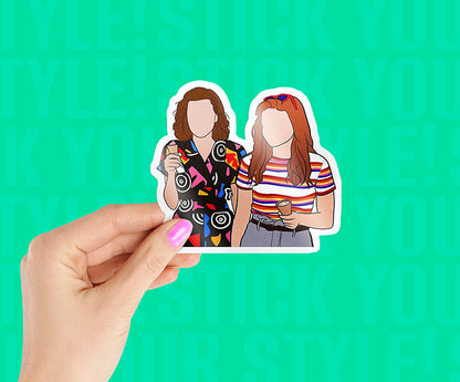 Eleven and Max Magnetic Sticker