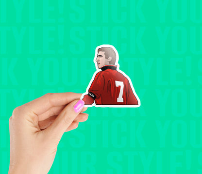 Eric Cantona Manchester United Magnetic Sticker