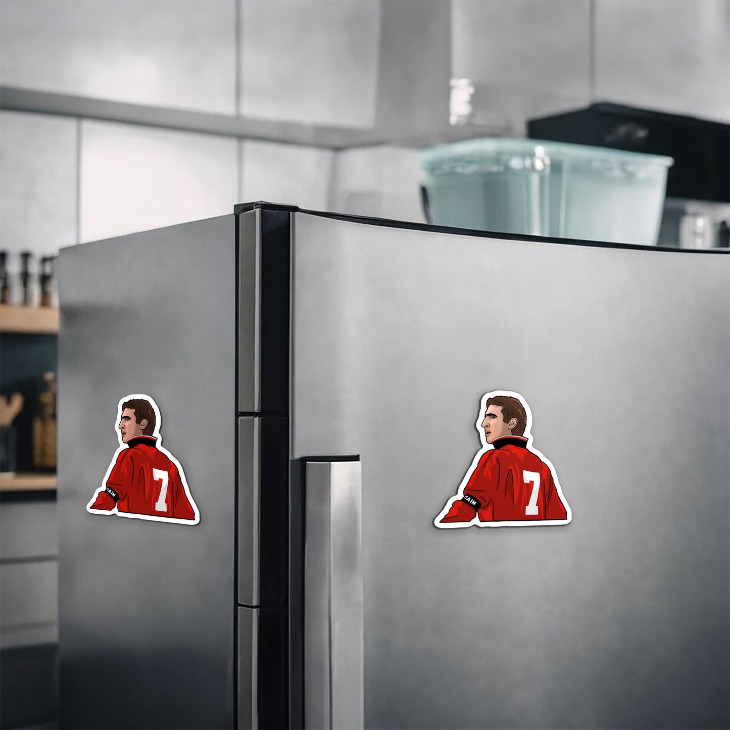 Eric Cantona Manchester United Magnetic Sticker