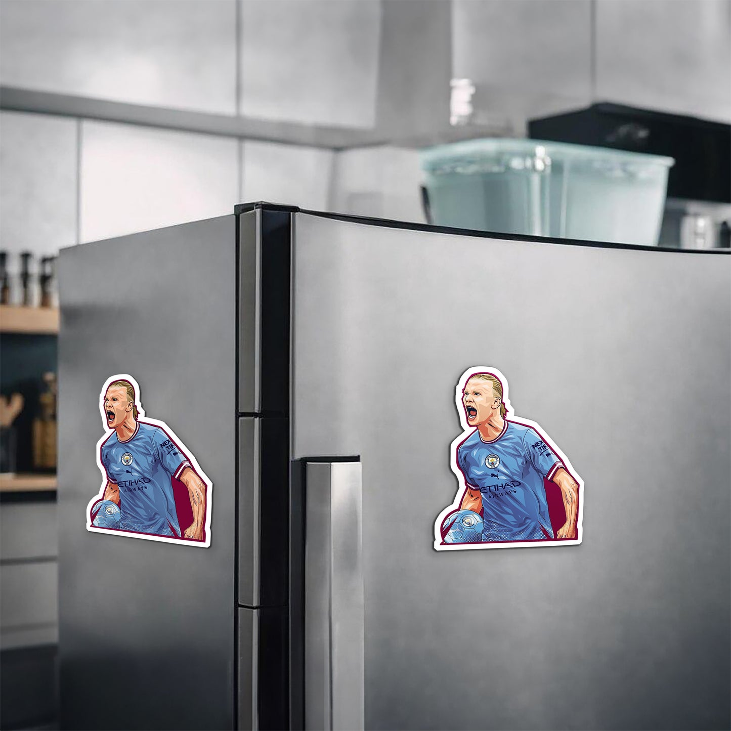 Erling Haaland Iconic Magnetic Sticker