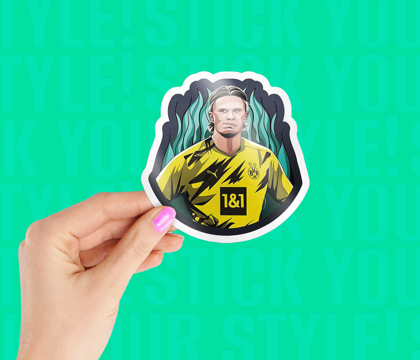 Erling Haaland Magnetic Sticker