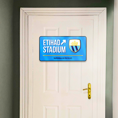 Etihad Stadium - Manchester City F.C. Door Sign