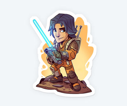 Ezra Bridger Star Wars Magnetic Sticker