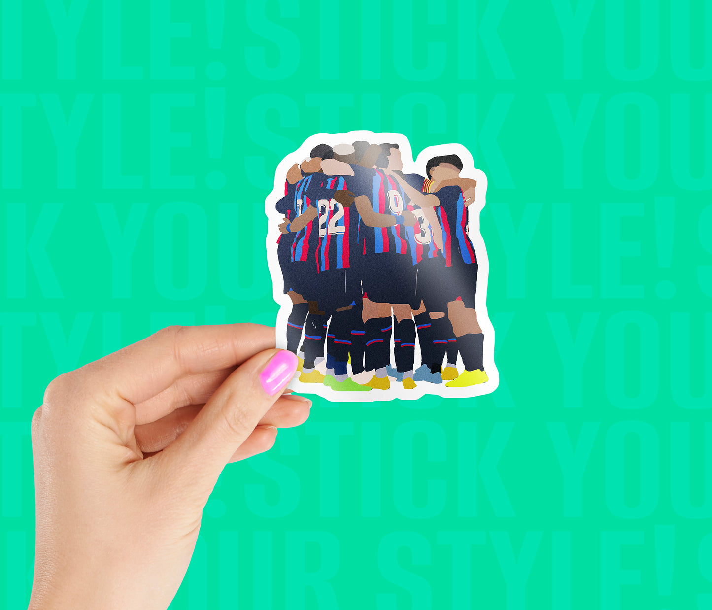 FC Barcelona Team Sticker