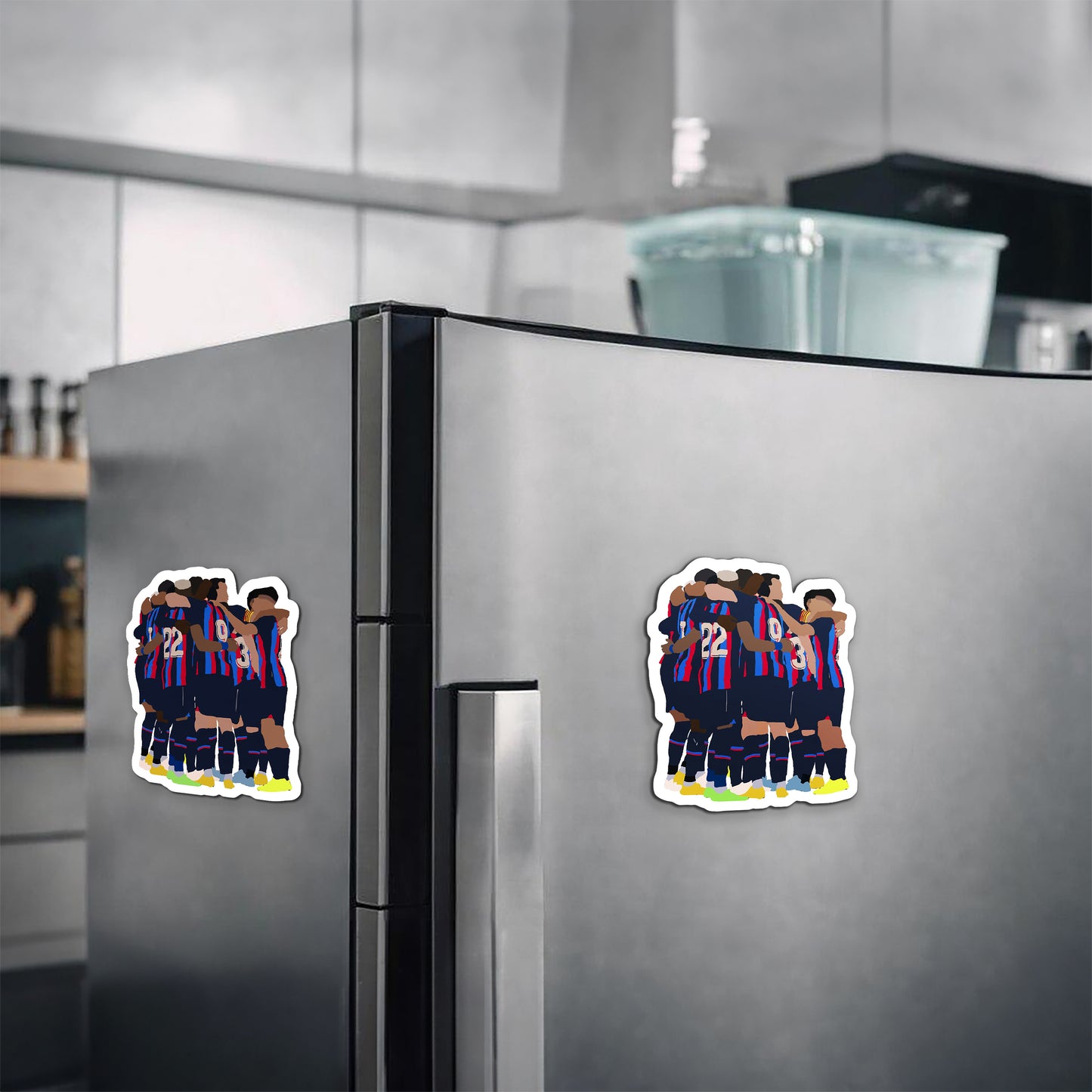 FC Barcelona Team Magnetic Sticker