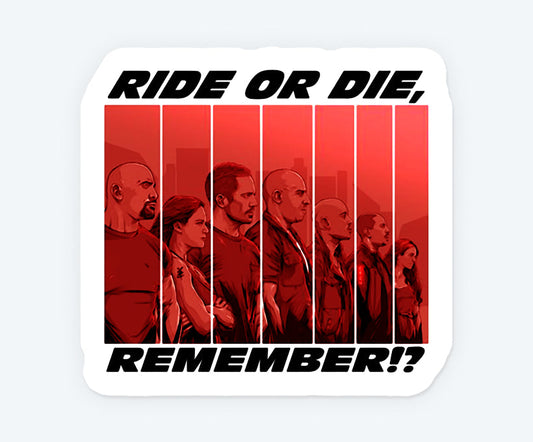 Fast And Furious Do or Die Magnetic Sticker