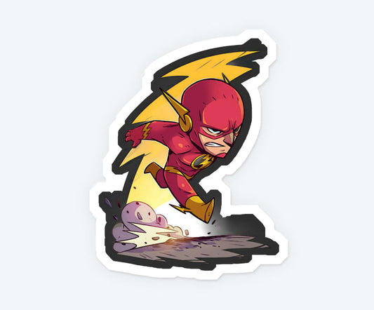 Flash Superhero Magnetic Sticker