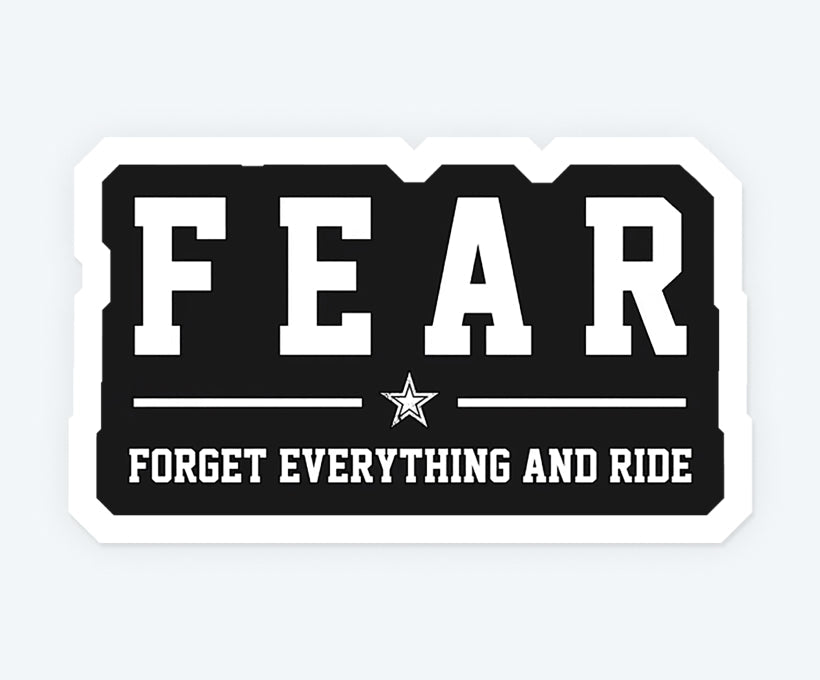 Forget And Ride Magnetic Sticker