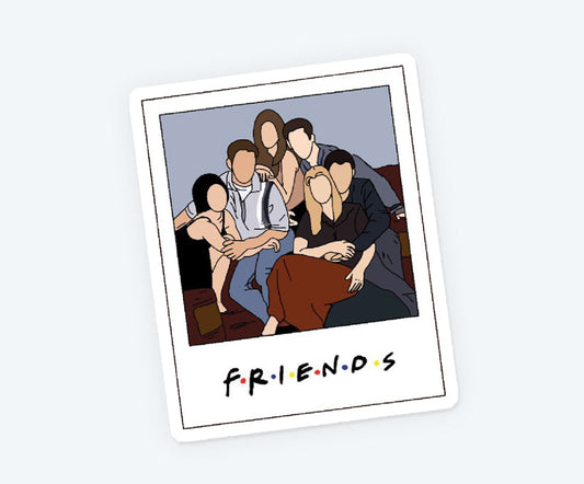 Freinds Polaroid Magnetic Sticker
