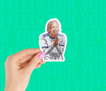 Funny Luka Modric Magnetic Sticker