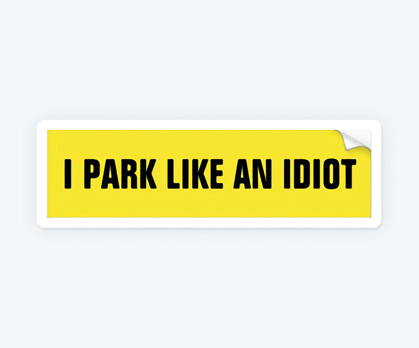 Funny Parking Meme Magnetic Sticker