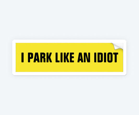 Funny Parking Meme Magnetic Sticker