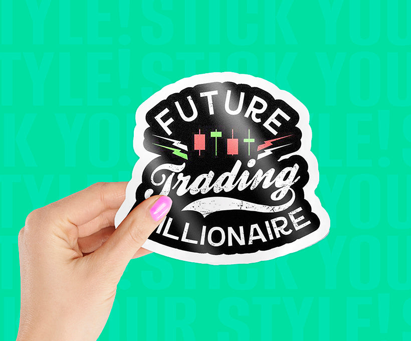 Future Trading Millionaire Magnetic Sticker