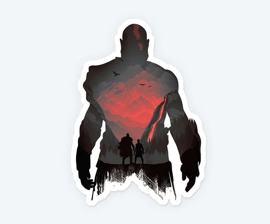 God Of War-Kratos Magnetic Sticker (Copy)
