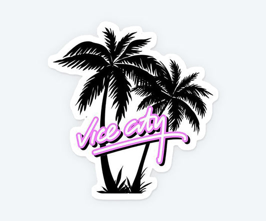 GTA Vice City Magnetic Sticker