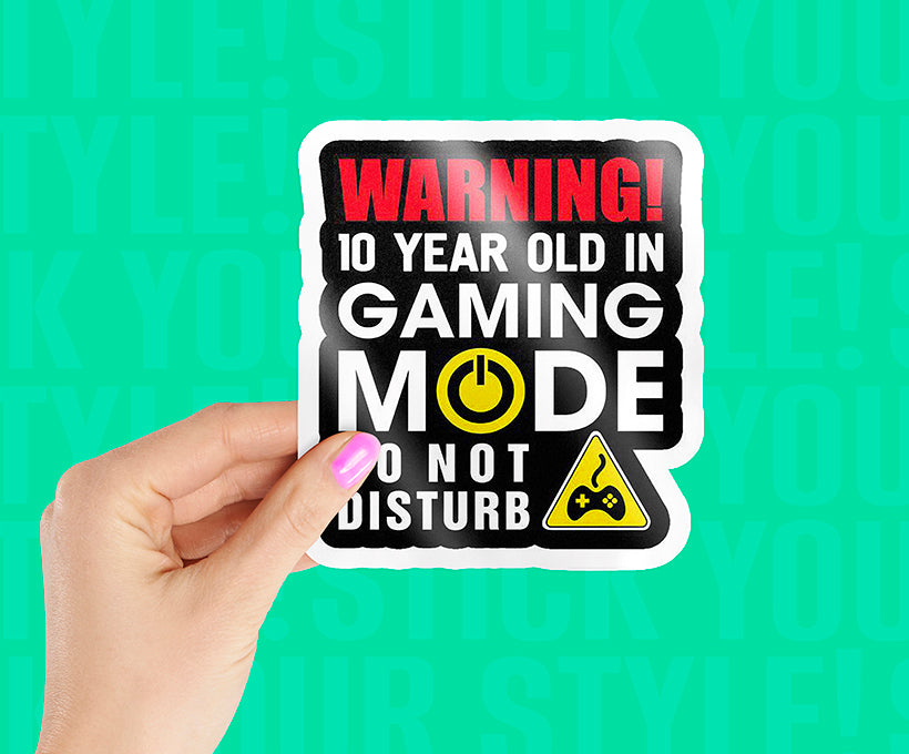 Gaming Mode Sticker