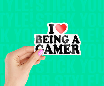 Gamer Love Magnetic Sticker