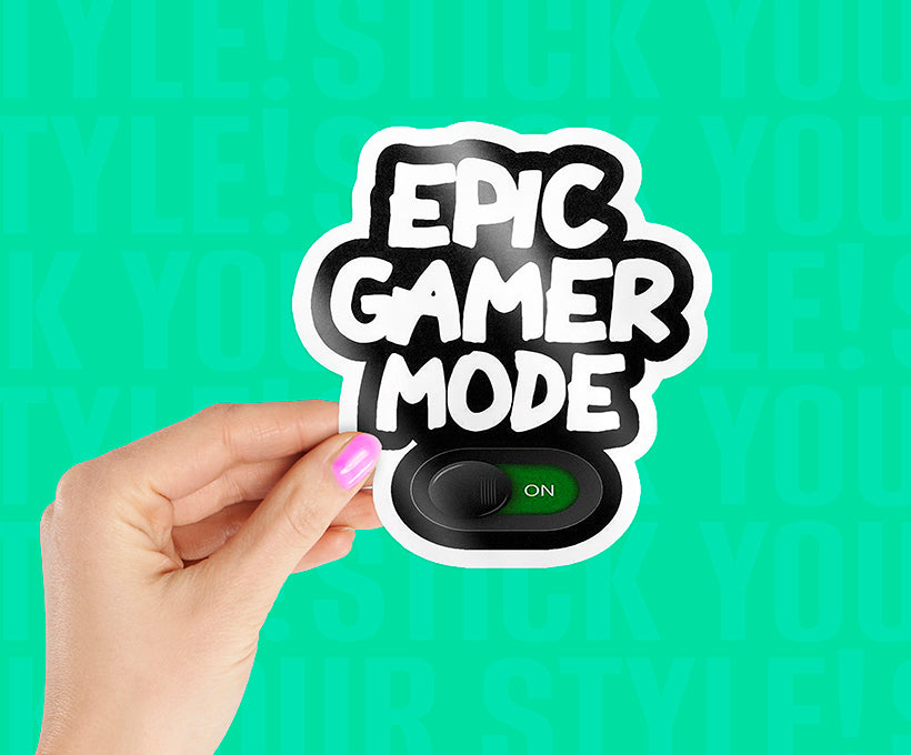 Gamer Mode on Sticker