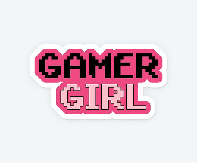 Gamer Girl Magnetic Sticker – Stickkar.in