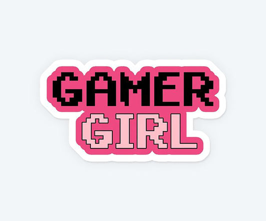 Gamer Girl Magnetic Sticker