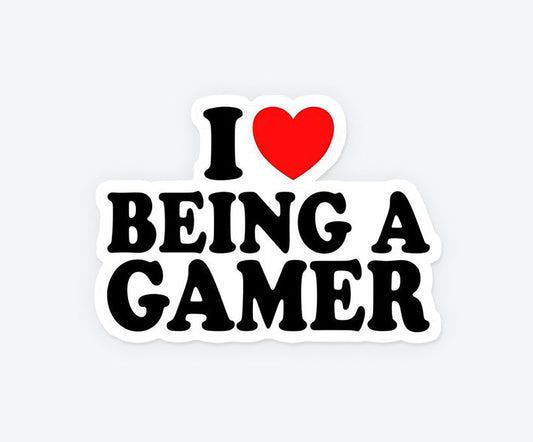Gamer Love Magnetic Sticker