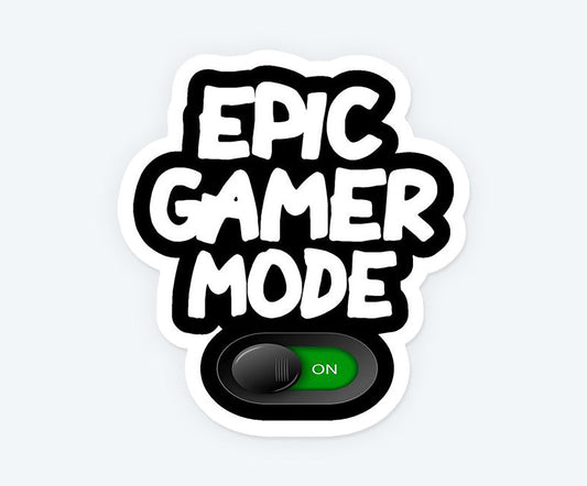 Gamer Mode on Magnetic Sticker