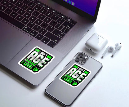 Gamers Level Up Sticker