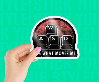 Gamers Moves Magnetic Sticker
