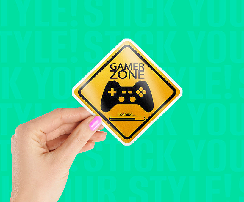 Gamers Zone Magnetic Sticker