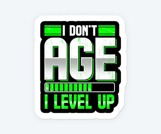 Gamers Level Up Magnetic Sticker