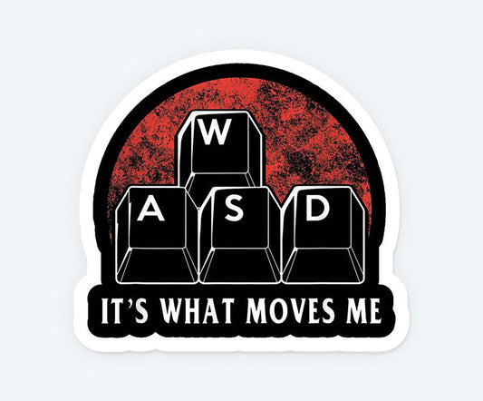 Gamers Moves Magnetic Sticker