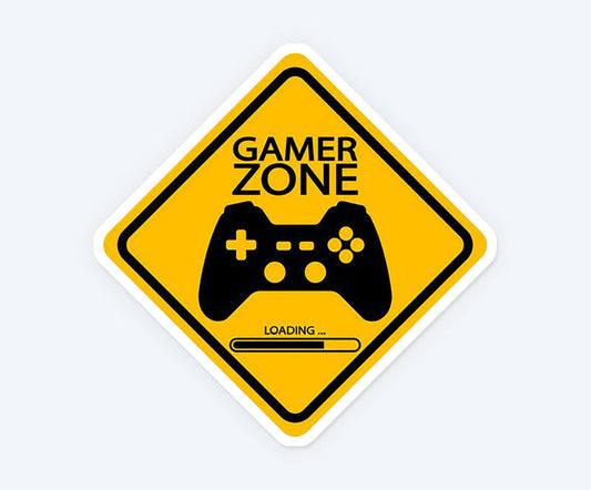 Gamers Zone Magnetic Sticker