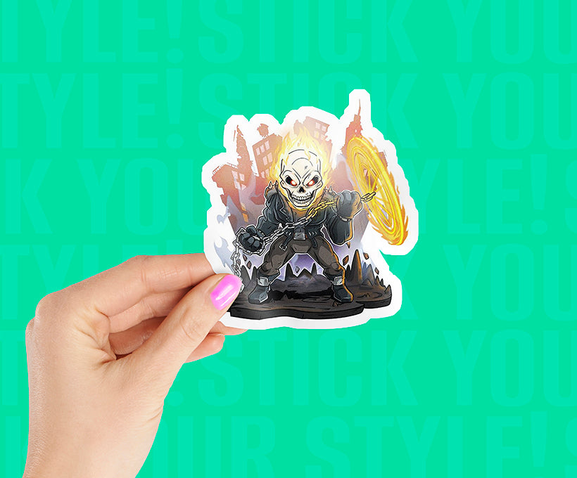 Ghost Rider Magnetic Sticker