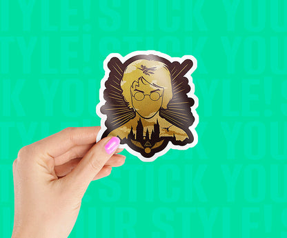 Goblet of Fire Magnetic Sticker