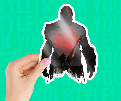 God Of War-Kratos Magnetic Sticker (Copy)