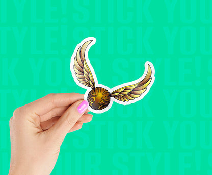 Golden Snitch Magnetic Sticker