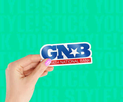 Goliath National Bank Logo Sticker