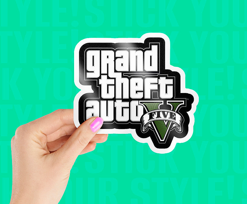 Grand Theft Auto Logo Magnetic Sticker