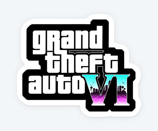 Grand Theft Auto Magnetic Sticker