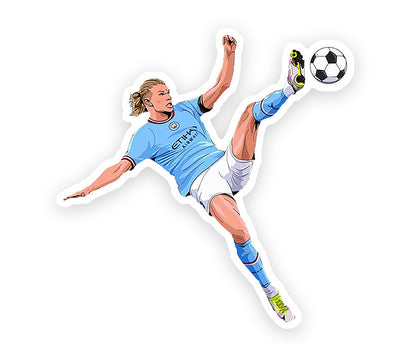 Haaland Air kick Magnetic Sticker