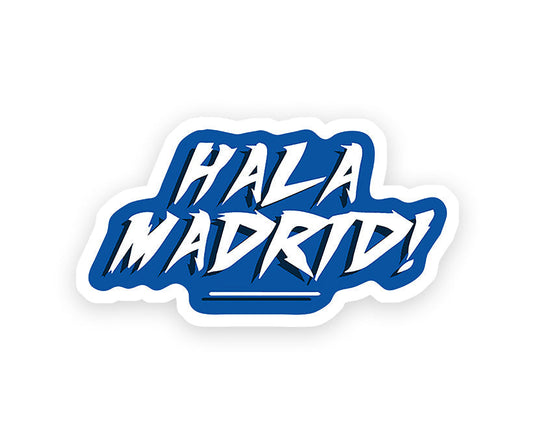 Hala Madrid Magnetic Sticker