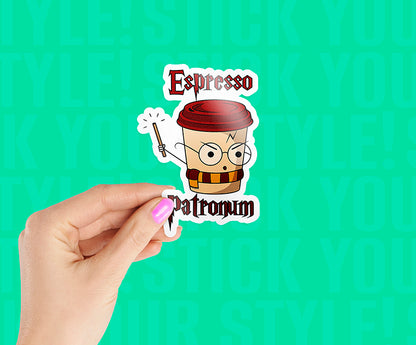 Harry Potter Espresso Patronum Sticker