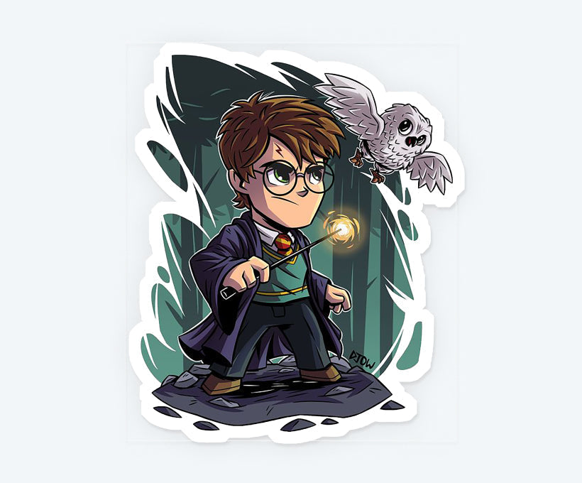 Harry Potter Chibi Magnetic Sticker