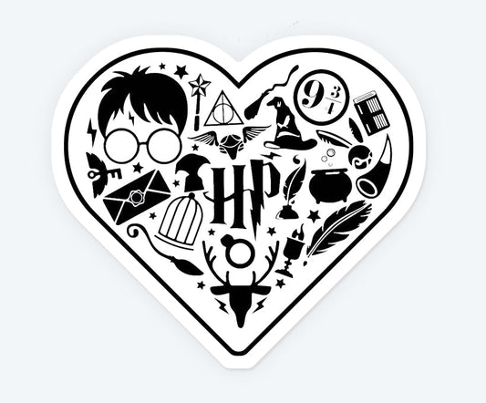 Harry Potter Lovers Magnetic Sticker