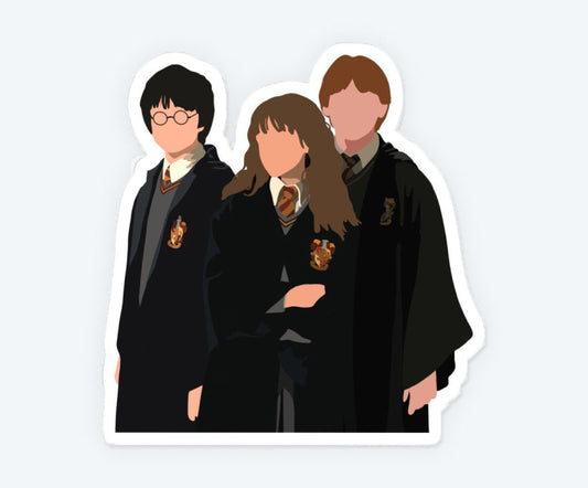 Harry hermione & Ron Magnetic Sticker