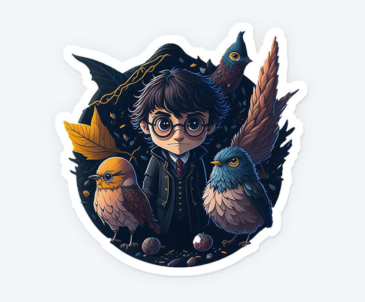 Harry in Woods Chibi Magnetic Sticker